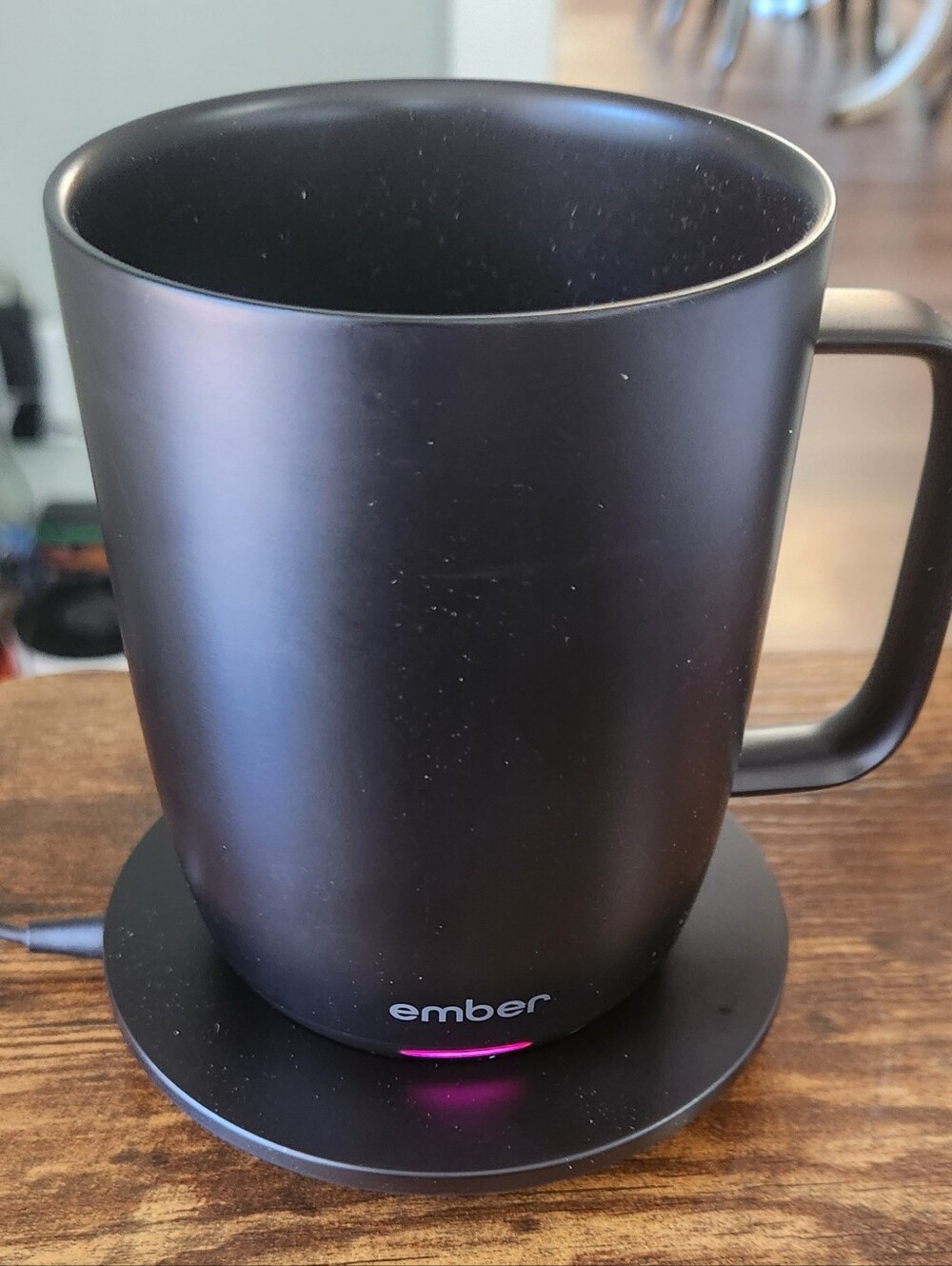 Ember Smart Mug Black Temperature Control Mug with Charging Coaster - 14 oz